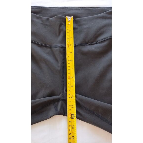 Women compressive Pockets Leggings Wide Flat Waistband Black Size 2XL - Picture 9 of 12